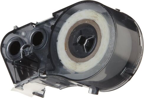 خرطوشة صنع الملصقات Brady M-11-499 من النايلون B-499 باللون الأسود على الأبيض، عرض 3/4 بوصة × ارتفاع 1/2 بوصة، لطابعات BMP51/BMP53 in Kuwait