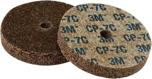 عجلة سكوتش برايت 03737 للقطع والتلميع الموحدة، 3 بوصة × 3/4 بوصة × 1/4 بوصة 7A CRS، قطر 3 بوصة، حبيبات كاشطة، 15100 دورة في الدقيقة (عبوة من 10 قطع) in Kuwait