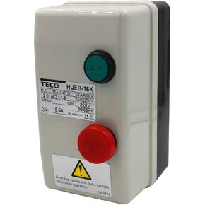 Baomain Magnetic Starter HUEB-16K AC 220V Coil 5.5-8.5A 3-Pole Push Button Control Motor in Kuwait