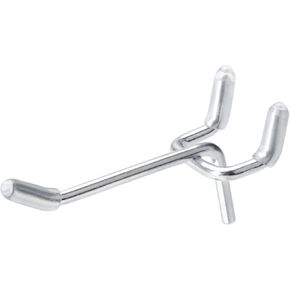 خطافات BetzFord Pegboard، 4 بوصات، 50 خطافًا قويًا مع 150 قفلًا/غطاء ربطًا للوحة ربط 1/4 بوصة و1/8 بوصة، شماعة معدنية للمرآب وغرفة الحرف اليدوية والمتجر، لن تسقط in Kuwait