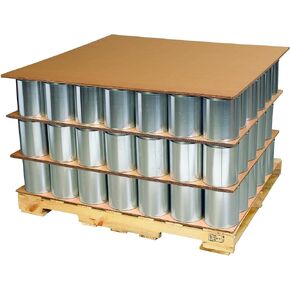 صفائح من الورق المقوى المموج ثلاثي الجدار من علامة بارتنرز، 48 بوصة × 48 بوصة، كرافت (عبوة من 5 قطع)، PSP4848TW in Kuwait