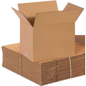 AVIDITI 14 x 10 x 10 Corrugated Cardboard Boxes, Medium 14"L x 10"W x 10"H, Pack of 25 | Shipping, Packaging, Moving, Storage Box for Home or Business, Strong Wholesale Bulk Boxes in Kuwait