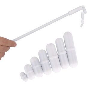Buytra 7 قطع PTFE خلاط تحريك مغناطيسي وقضيب تحريك مغناطيسي 11.8 بوصة، أبيض in Kuwait