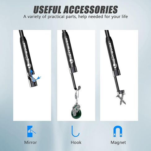 1920P Endoscope Snake Inspection Camera, Lightswim Type C Borescope, Scope Camera with 8 LED Lights for Android and iOS Smartphone, iPhone, iPad, Samsung (16.5 FT/5M) in Kuwait