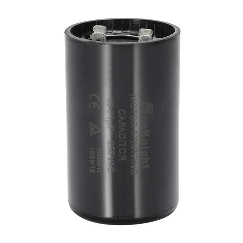 BlueNatHxRPR 59-71 MFD (uF) Motor Start Capacitor Compatible for Franklin Control Box 2801054915, CRC 2824075015 1/2 and 3/4 HP Well Pump and Others in Saudi Arabia