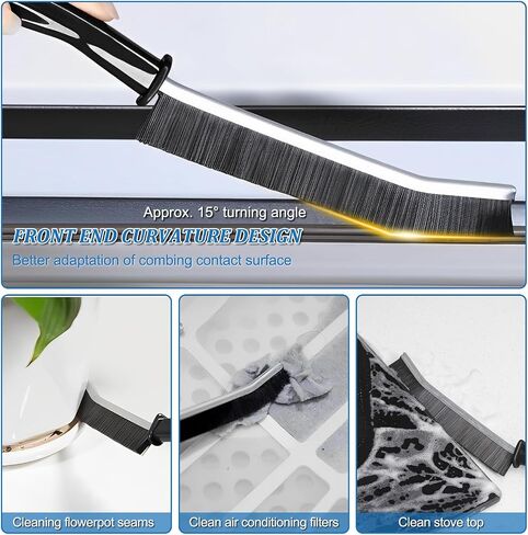 Gap Cleaning Brush Cleaner,Gap Brush Bathroom Gap Cleaning Brush,Dead Corners Multifunctional Brushes,Crevice Gap Cleaning Brush for Household Use,All-Around Deep Cleaning Brush Tool (3pcs) in Saudi Arabia