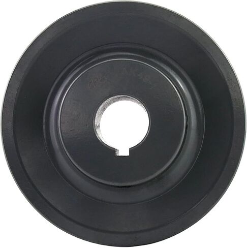 QWORK 2AK491 Double Groove Pulley/Sheave, 4.75"OD 1" Bore, AK Fixed Bore Pulley, for A, 3L & 4L (A & AX) V-Belts, Cast Iron in Saudi Arabia