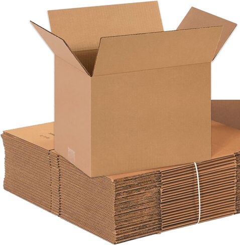 AVIDITI 14 x 10 x 10 Corrugated Cardboard Boxes, Medium 14"L x 10"W x 10"H, Pack of 25 | Shipping, Packaging, Moving, Storage Box for Home or Business, Strong Wholesale Bulk Boxes in Saudi Arabia