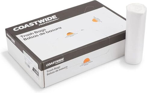 بطانات برايتون الاحترافية عالية الكثافة؛ 60 جالون، ثقيل جدًا، 38x60، 16 ميكرون، شفاف، 200/صندوق in Kuwait