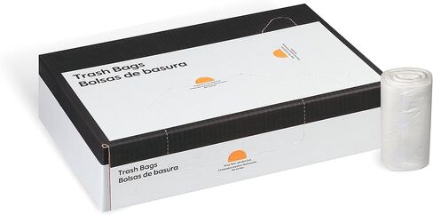 بطانات برايتون الاحترافية عالية الكثافة؛ 60 جالون، ثقيل جدًا، 38x60، 16 ميكرون، شفاف، 200/صندوق in Kuwait