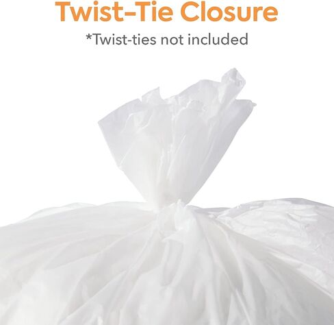 بطانات برايتون الاحترافية عالية الكثافة؛ 60 جالون، ثقيل جدًا، 38x60، 16 ميكرون، شفاف، 200/صندوق in Kuwait