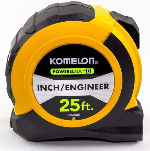 كوميلون 52425IE؛ شريط قياس هندسي مقاس 25 × 1.06 بوصة Powerblade II؛ أصفر/أسود in Kuwait