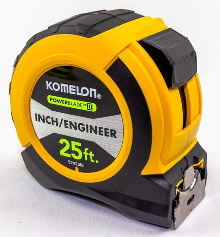 كوميلون 52425IE؛ شريط قياس هندسي مقاس 25 × 1.06 بوصة Powerblade II؛ أصفر/أسود in Kuwait