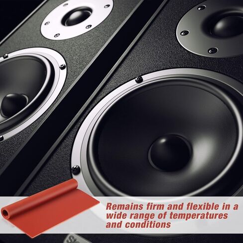 4 قطع من ألواح مطاط السيليكون المرنة ذات درجة الحرارة العالية، ورقة مادة السيليكون ذات درجة الحرارة العالية، ورقة عزل سيليكون مقاومة للحرارة، 12 بوصة × 12 بوصة، سمك 1/8 بوصة لمنصات الحرف اليدوية، أحمر in Kuwait