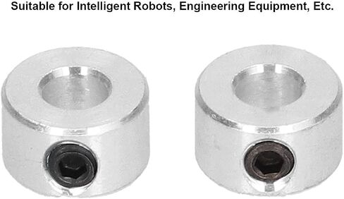 10Pcs 6mm Bore Shaft Collar, Steel Shaft Lock Collar Ring with Hex Screw, Suitable for Robots DIY, Drill Stop Collar, Model Toys in Saudi Arabia
