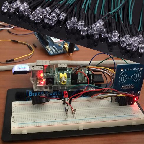 35pcs Prewired Yellow Led Diodes, Ultra-Bright 12V Prewired 5mm LED Diodes with Built-in Resistor for DIY Projects, Arduino, Raspberry Pi, and Hobby Electronics in Kuwait