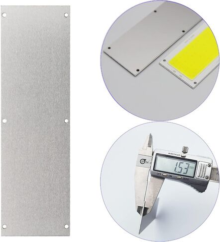 5 Pack COB LED Bar Lamp Module, 112-SMD LED Chip, 1600LM 16W LED Light Strip, DC 12V Input Bar Light Chip for DIY Car Lamp Auto Work Light, 4.7x1.4in Ultra-Thin LED Panel, Natural White 4200K in Saudi Arabia