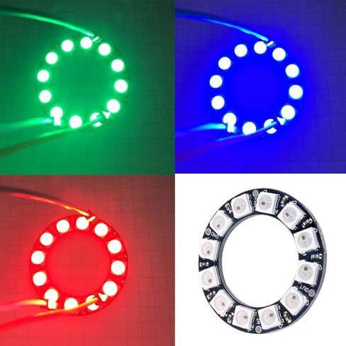 عصا WS2812 8 بت RGB LED 5050 RGB LED مع برامج تشغيل مدمجة لـ Arduino Raspberry Pi DC5V in Kuwait