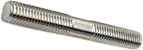 bnafes M8x60mm Push Rod Double End Thread Stud Tight Adjustable 304 Stainless Steel Silver Tone Pack of 8 in Saudi Arabia