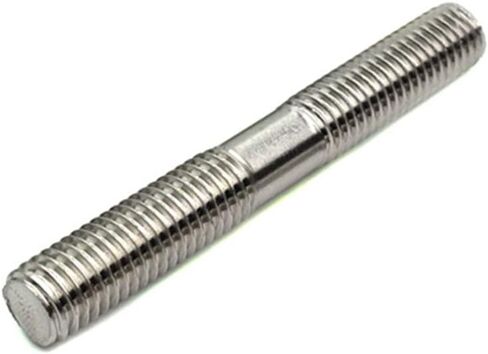bnafes M8x60mm Push Rod Double End Thread Stud Tight Adjustable 304 Stainless Steel Silver Tone Pack of 8 in Saudi Arabia