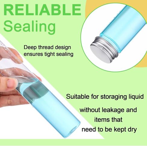 Xuhal 80 Pcs 115ml Plastic Test Tubes with Caps, 30 x 185mm Gumball Tubes as Storage Containers for Candy, Beads, Powder, Clear Test Tube for Sample Testing, Home Party in Kuwait