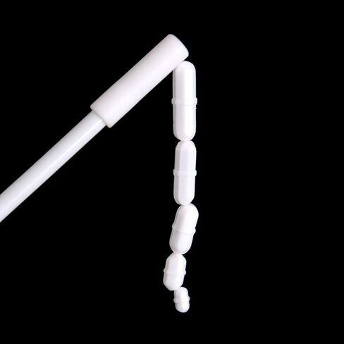 Buytra 7 قطع PTFE خلاط تحريك مغناطيسي وقضيب تحريك مغناطيسي 11.8 بوصة، أبيض in Kuwait