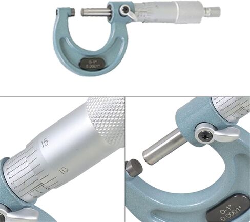 marddpair 6 Pcs 0-6 Outside Micrometer 0.0001 Carbide Standards Micrometers in Kuwait