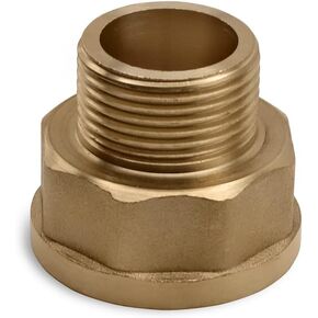 Adapter Nipple 3/4" Male x 1“ Female Pipe Fitting NPT Brass Adapter 3/4 inch x 1inch Female in Saudi Arabia