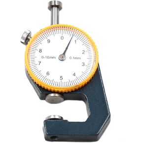 مقياس سمك 0-10 مم من دراك قياس 0.1 مم اختبار العمق للورق فيلم الجلدي أداة قياس السمك in Saudi Arabia