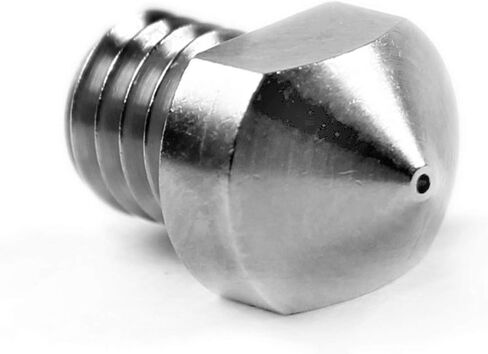 فوهة مطلية مطلية بالفضة الصغيرة لولزبوت تاز 5، لولزبوت ميني، طراز Hexagon Hotend .5مم in Kuwait