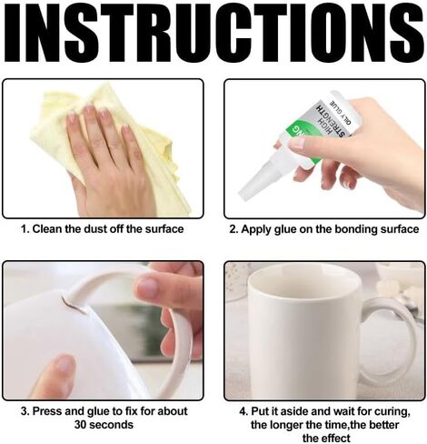 قطعتان من غراء زيتي لحام عالي القوة، غراء VingTank Universal Super Glue، غراء بلاستيكي قوي لإصلاح ومعالجة سريعة للمعادن والبلاستيك والخشب والزجاج واليشم وما إلى ذلك (50 جم) in Kuwait