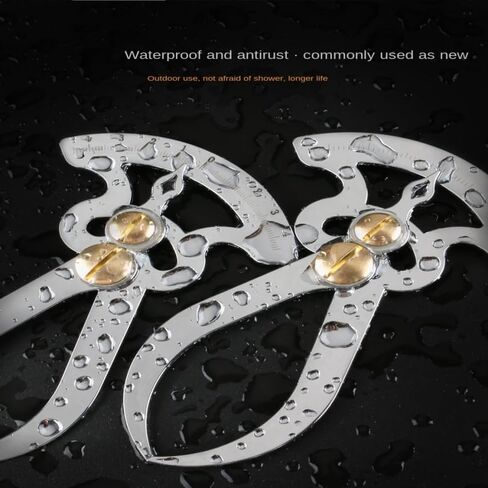 Smgda مقياس محسس من الفولاذ المقاوم للصدأ، مقياس السُمك، مقياس العمق، مسطرة القطر الخارجي الداخلي، الفرجار الداخلي/الخارجي، مسطرة الجيب، أداة قياس إمبراطوري لقياس عرض الفجوة/سمك الخشب in Kuwait