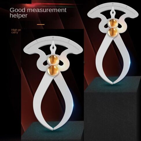 Smgda مقياس محسس من الفولاذ المقاوم للصدأ، مقياس السُمك، مقياس العمق، مسطرة القطر الخارجي الداخلي، الفرجار الداخلي/الخارجي، مسطرة الجيب، أداة قياس إمبراطوري لقياس عرض الفجوة/سمك الخشب in Kuwait