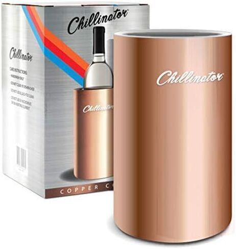 Premium Iceless Wine Chiller Bucket – Champagne Bucket - Insulated Double Walled to Keep 750ml White Wine Bottles Colder for Longer Wine Bottle Cooler bucket Champagne Chiller (Stainless Steel) in Saudi Arabia