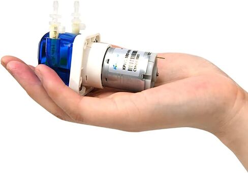 مضخة تمعجية صغيرة 12 فولت محرك بتيار مستمر Kamoer KPHM100 عمر خدمة طويل مضخة جرعات سائلة عالية الدقة 100 مل/دقيقة 3 مم معرف × 5 مم OD in Kuwait