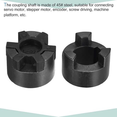 MECCANIXITY عمود اقتران مرن 18 مم إلى 25 مم 51 مم × 44 مم وصلة توصيل المحرك in Kuwait