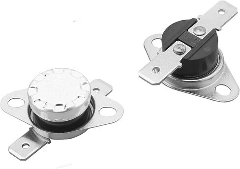 Fielect 2Pcs KSD301 Thermostat 145°C/293°F Normally Closed N.C Snap Disc Limit Control Switch Microwave Thermostat Thermal Switch in Saudi Arabia