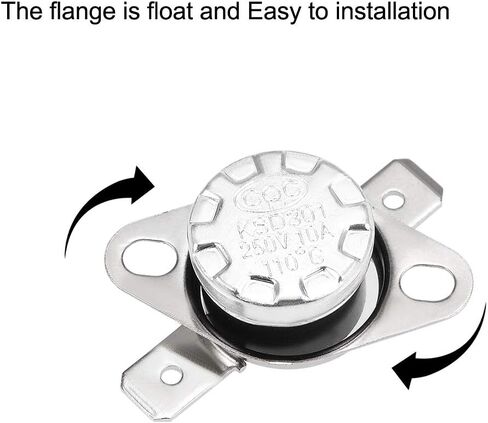 uxcell 10pcs NO KSD301 Thermostat 60-150°C(140-302°F) Temperature Thermal Control Switch 60 70 80 90 100 110 120 130 140 150°C Normally Open Assortment Kit in Kuwait