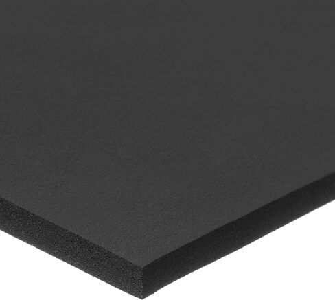 USA Sealing ZUSAESR-S-115 Soft EPDM Foam Sheet, No Adhesive, 1/16" Height, 12" Width, 12" Length, Black in Saudi Arabia