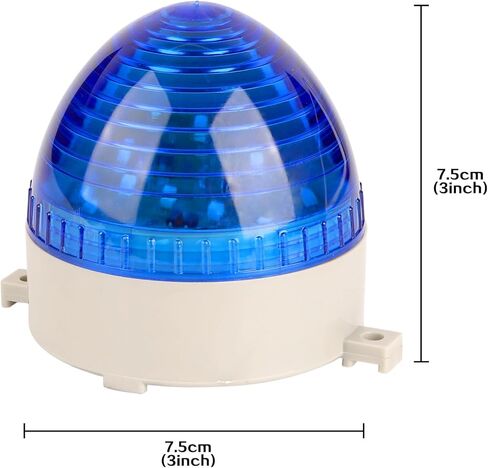 Nxtop الصناعية AC 110V Blud LED تحذير ضوء أزرق إشارة برج مصباح فلاش ثابت (N-3072 110V AC) in Kuwait