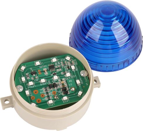 Nxtop الصناعية AC 110V Blud LED تحذير ضوء أزرق إشارة برج مصباح فلاش ثابت (N-3072 110V AC) in Kuwait