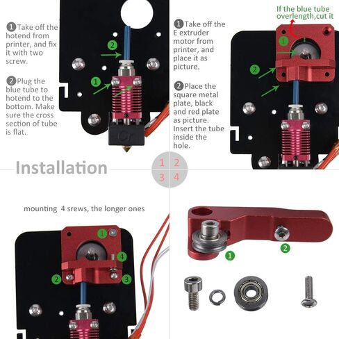مجموعة تحويل ENOMAKER Direct Drive Extruder Ender 5، ترقية النتوء القريب رائع في طباعة TPU لطابعات Creality Ender 5 وEnder 5 Pro ثلاثية الأبعاد in Kuwait