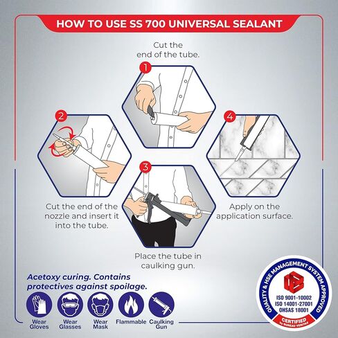 مانع تسرب سيليكون 100% متعدد الأغراض (12 × 8.4 أونصة سائلة) شفاف مقاوم للماء، 12 عبوة in Saudi Arabia