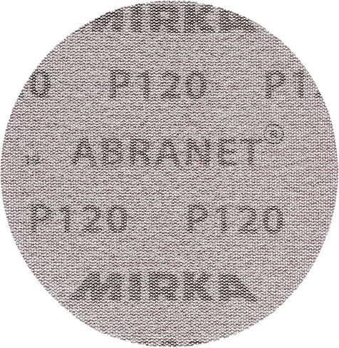 Mirka Abranet Net Disc 5 inch Grit 120 Sandpaper Hook and Loop 10 pcs | Hook and Loop, 10pcs, 9A-232-120RP in Saudi Arabia