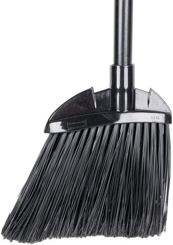 Rubbermaid Commercial 6374 7-1/2" Length x 2" Width x 35" Height, Black Color, Polypropylene Lobby Broom with Vinyl Coated Metal Handle in Saudi Arabia