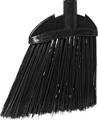Rubbermaid Commercial 6374 7-1/2" Length x 2" Width x 35" Height, Black Color, Polypropylene Lobby Broom with Vinyl Coated Metal Handle in Saudi Arabia