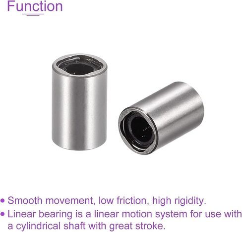 DMiotech 4 Pack LM4UU 4mmx8mmx12mm Linear Ball Bearings Bushing for 3D Printer in Saudi Arabia