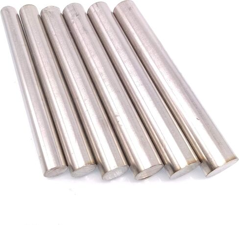 Yodaoke 6 قطع 304 قضبان من الفولاذ المقاوم للصدأ مجموعة متنوعة قطر 10 مم - 15 مم طول 100 مم in Kuwait