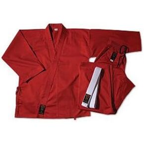ProForce Gladiator 7.5oz Karate Gi / Uniform - Red - Size 6 in Saudi Arabia