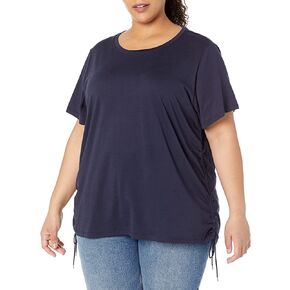 Calvin Klein Women's Plus Size Sportswear Everyday Cotton Span Jersey Logo T-Shirt in Kuwait